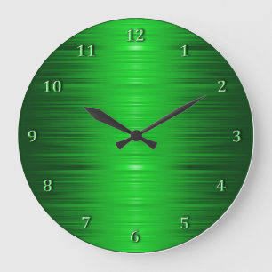 Shaded Emerald Green Wall Clock Grote Klok