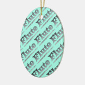 Shaded Flute Keramisch Ornament (Links)