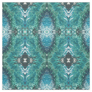 Shades Bright Blue & Green Beach Fabric 'Venice' Stof