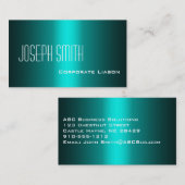 Shades d'Aqua Cartes de visite professionnels (Devant / Derrière)