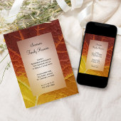 Shades d'automne Famille Réunion Invitation