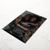 Shades- Foto Wedding Folie Uitnodiging (Gedraaid)