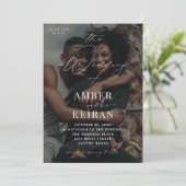 Shades - Fotobruiloft Kaart (Staand voorkant)