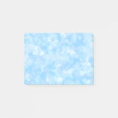 Shades of Bleek Blue Cheerful Bubely look Custom Post-it® Notes (Voorkant)