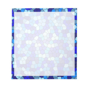 Shades of Blue Glas in lood van Shirley Taylor Notitieblok