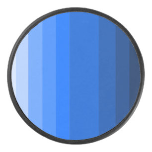 Shades of Blue Hockey Puck