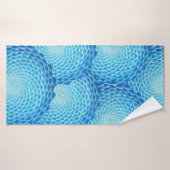 Shades of Blue Mandala Bath Towel Badhanddoek (Badhanddoek)