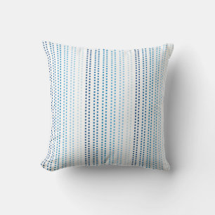 Shades of Blue met verwisselbare achtergrondkleur Kussen