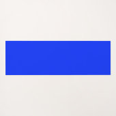 Shades of Blue Modern Abstract Fractal Art Yogamat (Achterkant (horizontaal))