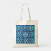 Shades of Blue Monogram Canvas tas (Achterkant)