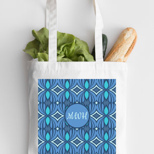 Shades of Blue Monogram Canvas tas