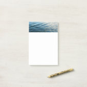 Shades of Blue Water Abstract Natuur Fotografie Post-it® Notes (Op bureau)