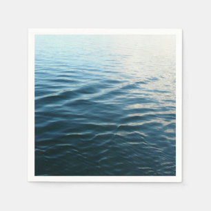 Shades of Blue Water Abstract Natuur Fotografie Servet