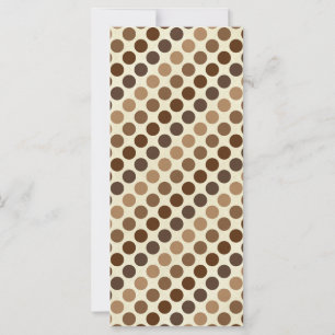 Shades of Brown Polka Dots van Shirley Taylor