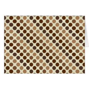 Shades of Brown Polka Dots van Shirley Taylor