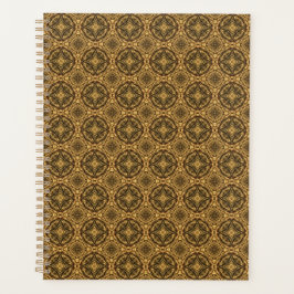 Shades of Brown Tiled Pattern Planner