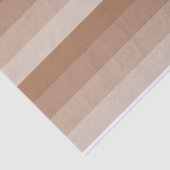 Shades of Creamy Brown Stripes Tissuepapier (Detail)