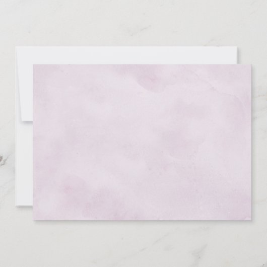 Shades of Dusty Paarse Blooms Moody Calendar Save The Date (Achterkant)