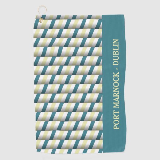 Shades of Green Custom Golf Handdoek (Voorkant)