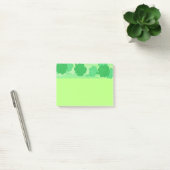 Shades of Green Shamrocks Post It Notes (Kantoor)
