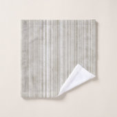 Shades of Grey Striped Pattern Bad Handdoek (Wasdoekje)