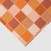 Shades of Oranje Squares Tissuepapier (Detail)