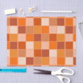 Shades of Oranje Squares Tissuepapier (Craft)