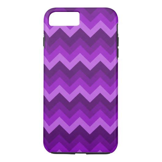 Shades of Paars LG Hombre Chevron ZigZag Pattern Case-Mate iPhone Case (Achterkant)