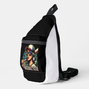 Shades of Strength Cool Baseball Sister Sling Bag