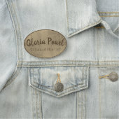 Shades of Taupe Ombre Naamplaatje (In situ)