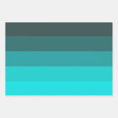 Shades of Turquoise Inpakpapier Vel (Voorkant 2)