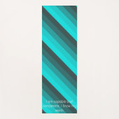 Shades of Turquoise Yogamat (Voorkant)