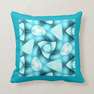 Shades van Aqua Twisted Geometrics Kussen