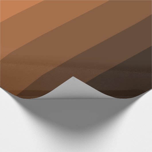 Shades van bruin verpakkingspapier cadeaupapier (Hoek)