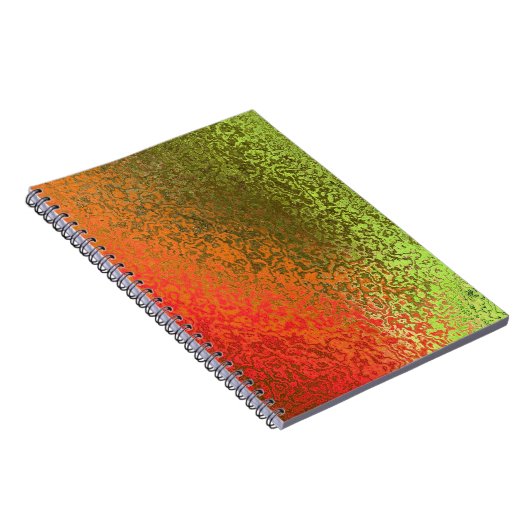 Shades van Oranje en groen Multomap Notitieboek (Rechterzijde)