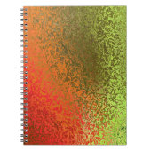 Shades van Oranje en groen Multomap Notitieboek (Voorkant)