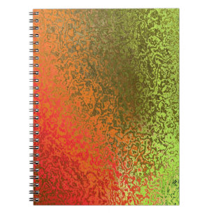 Shades van Oranje en groen Multomap Notitieboek