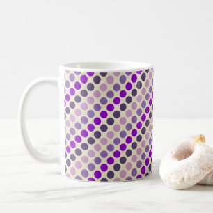 Shades van Paarse Polka Dots van Shirley Taylor Koffiemok