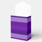 Shades van Paarse Stripes Bedankdoosjes (Geopend)