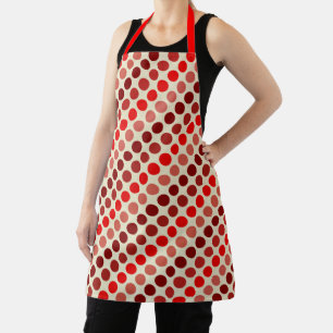 Shades van Red Polka Dots van Shirley Taylor Schort