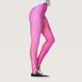 Shades van roze bruintextuur leggings (Rechts)