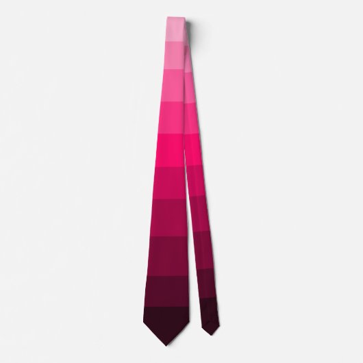 Shades van roze Stropdas (Voorkant)