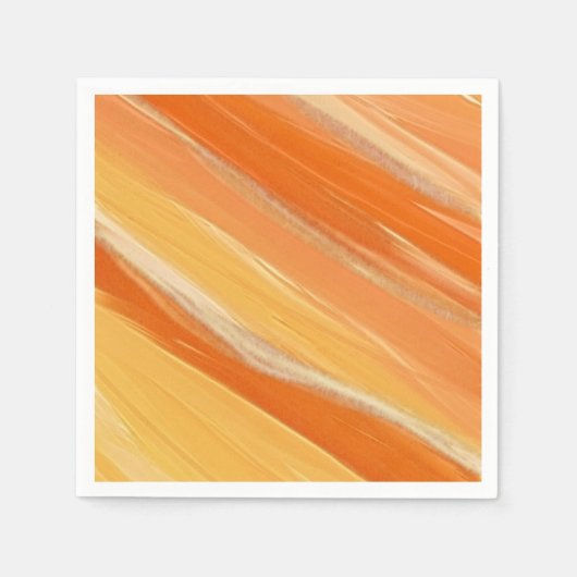 Shades van Sinaasappel Servetten (Voorkant)