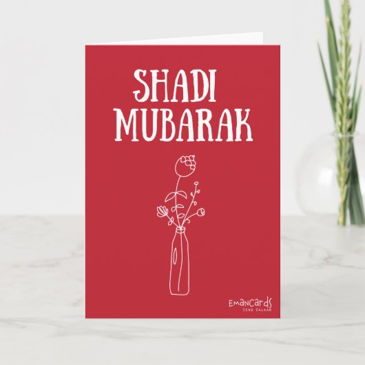 Shadi Mubarak Red  Kaart (Voorkant)