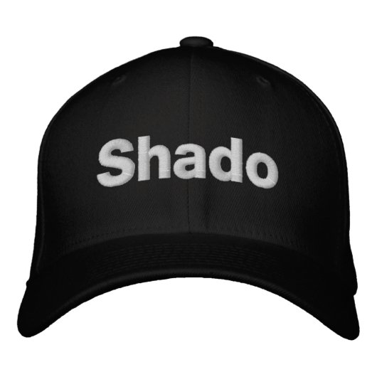 Shado Geborduurde Pet (Voorkant)