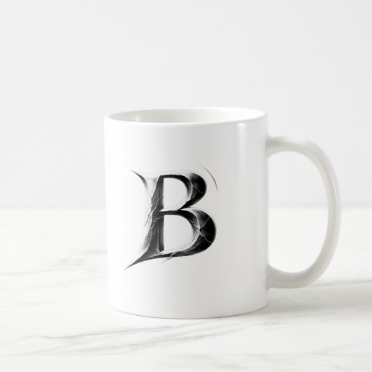 Shadow B – Dark Letter B tasse (Droite)