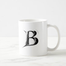 Shadow B – Donkere Letter B beker