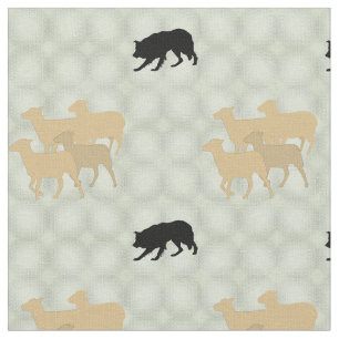 Shadow Border Collie Shadow Sheep Stof