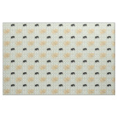 Shadow Border Collie Shadow Sheep Stof (Fat Quarter)