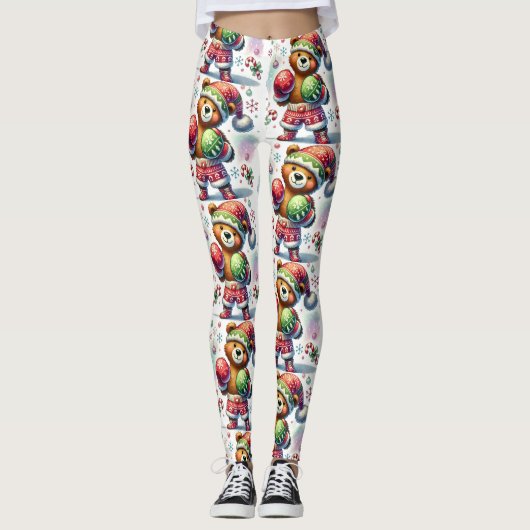 Shadow Boxing Beer Leggings (Voorkant)